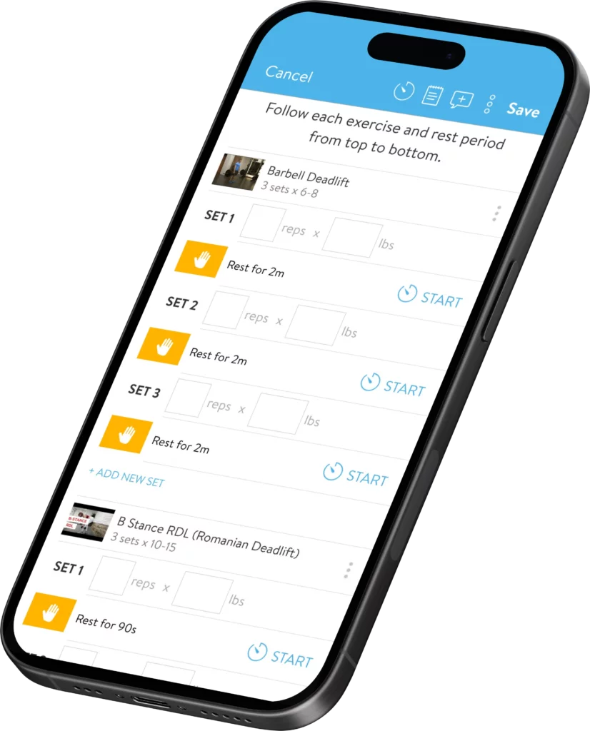 Online Personal Training app for Family First Fitness